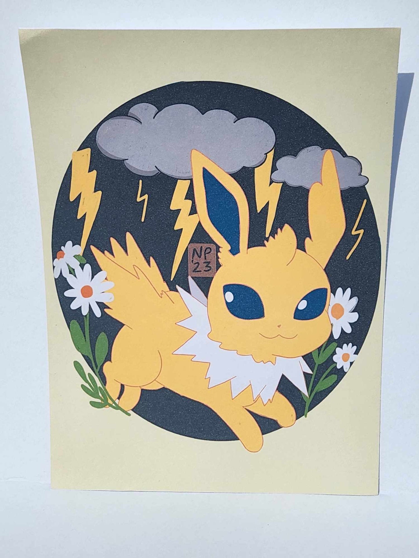 Jolteon Eevee Evolution Prints