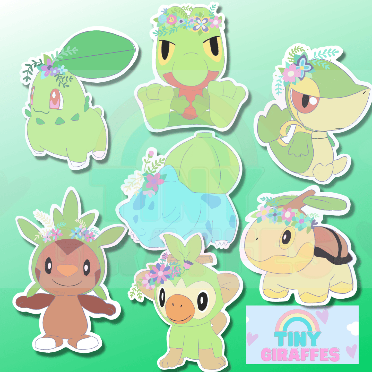 Grass Type Pokémon - TinyGiraffes